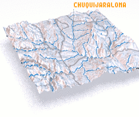 3d view of Chuquijara Loma