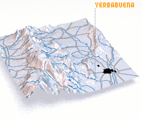 3d view of Yerba Buena