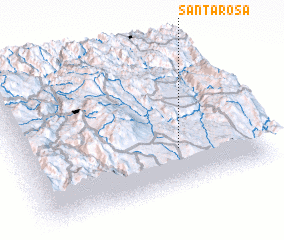 3d view of Santa Rosa