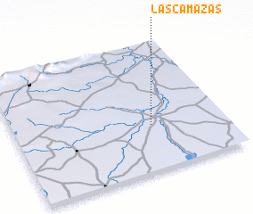 3d view of Las Camazas