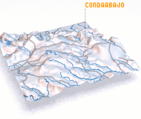 3d view of Conda Abajo