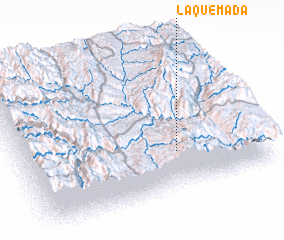 3d view of La Quemada