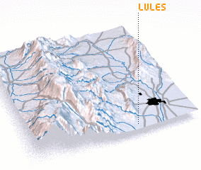 3d view of Lules