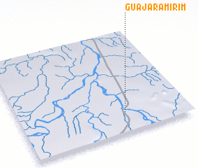 3d view of Guajará-Mirim