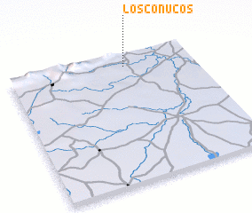 3d view of Los Conucos