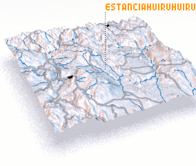 3d view of Estancia Huiru Huiru