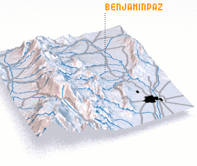 3d view of Benjamín Paz