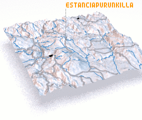 3d view of Estancia Purunkilla