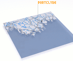 3d view of Port Clyde