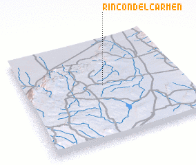 3d view of Rincón del Carmen