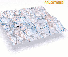 3d view of Palca Tambo