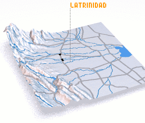 3d view of La Trinidad
