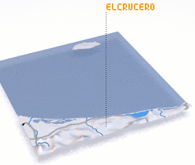 3d view of El Crucero