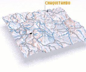 3d view of Chaqui Tambo