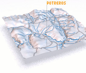 3d view of Potreros