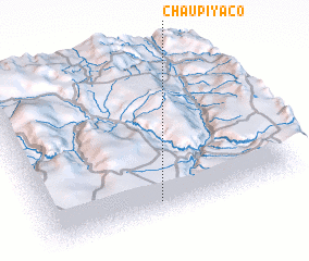 3d view of Chaupiyaco