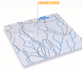 3d view of San Antonio