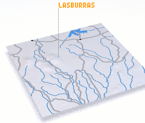 3d view of Las Burras