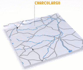 3d view of Charco Largo