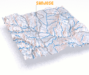 3d view of San José