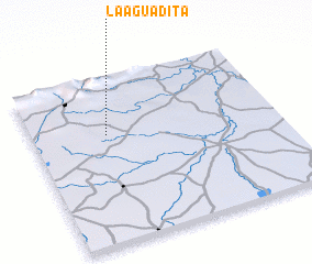 3d view of La Aguadita