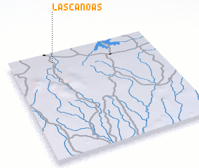 3d view of Las Canoas