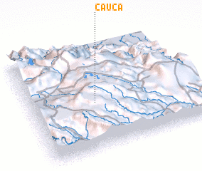 3d view of Cauca