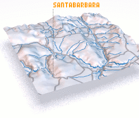 3d view of Santa Bárbara