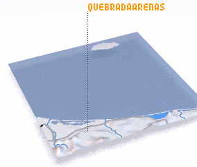 3d view of Quebrada Arenas