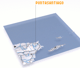 3d view of Punta Santiago