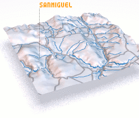 3d view of San Miguel