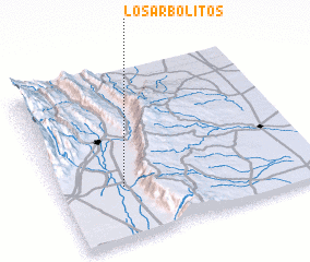 3d view of Los Arbolitos