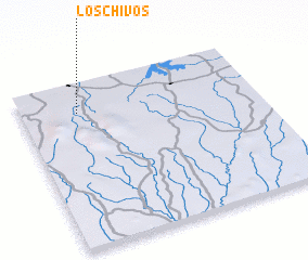 3d view of Los Chivos