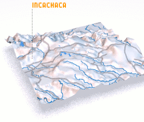 3d view of Inca Chaca