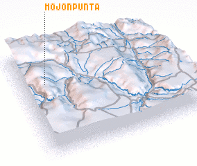 3d view of Mojón Punta