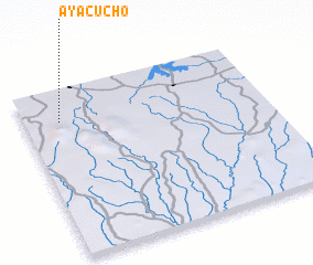 3d view of Ayacucho