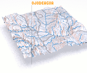 3d view of Ojo de Agua