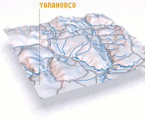 3d view of Yanahorco