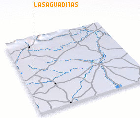 3d view of Las Aguaditas