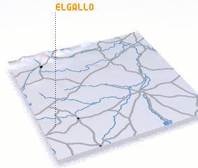 3d view of El Gallo