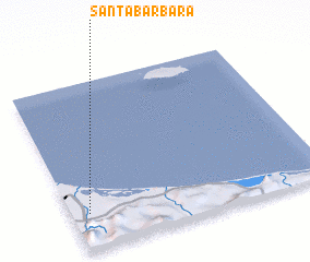 3d view of Santa Bárbara