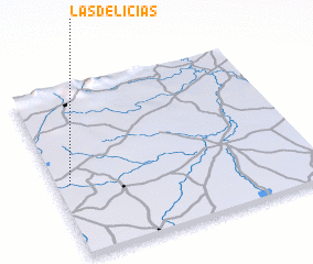 3d view of Las Delicias