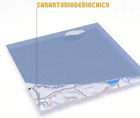 3d view of San Antonio de Río Chico