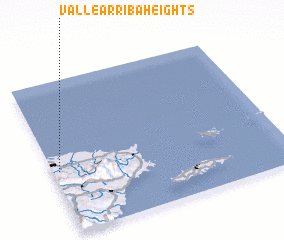 3d view of Valle Arriba Heights