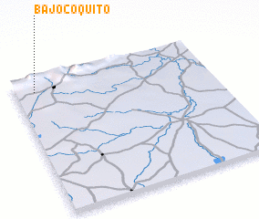 3d view of Bajo Coquito