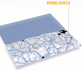 3d view of Pueblo Seco