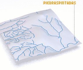 3d view of Piedras Pintadas