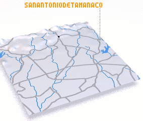 3d view of San Antonio de Tamanaco