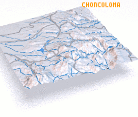 3d view of Chonco-loma