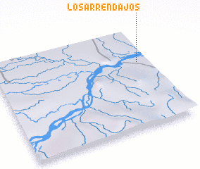 3d view of Los Arrendajos